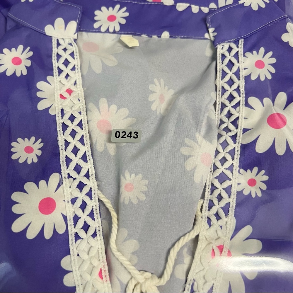 Purple Floral Sundress- M - Picture 10 of 10